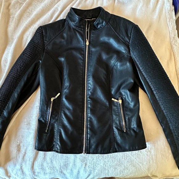 Coalition LA Black Leather Jacket - Picture 7 of 7